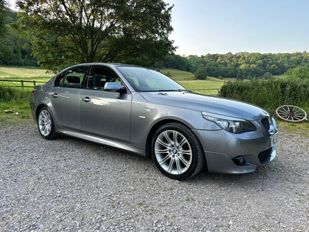 BMW 5 SERIES 520D M SPORT BUSINESS EDITION, RARE MANUAL, SAT NAV, NEW MOT…